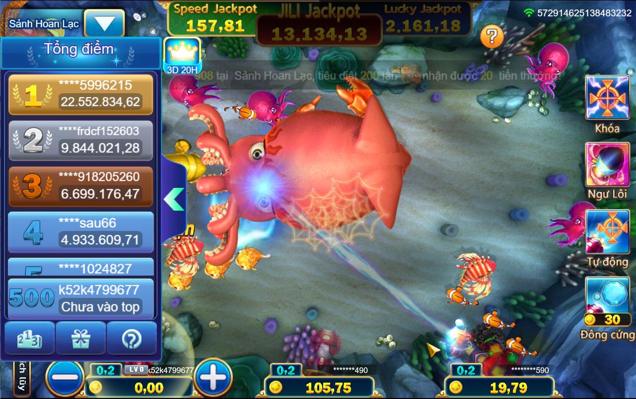 Các loại boss và mục tiêu trong bắn cá 789bet
