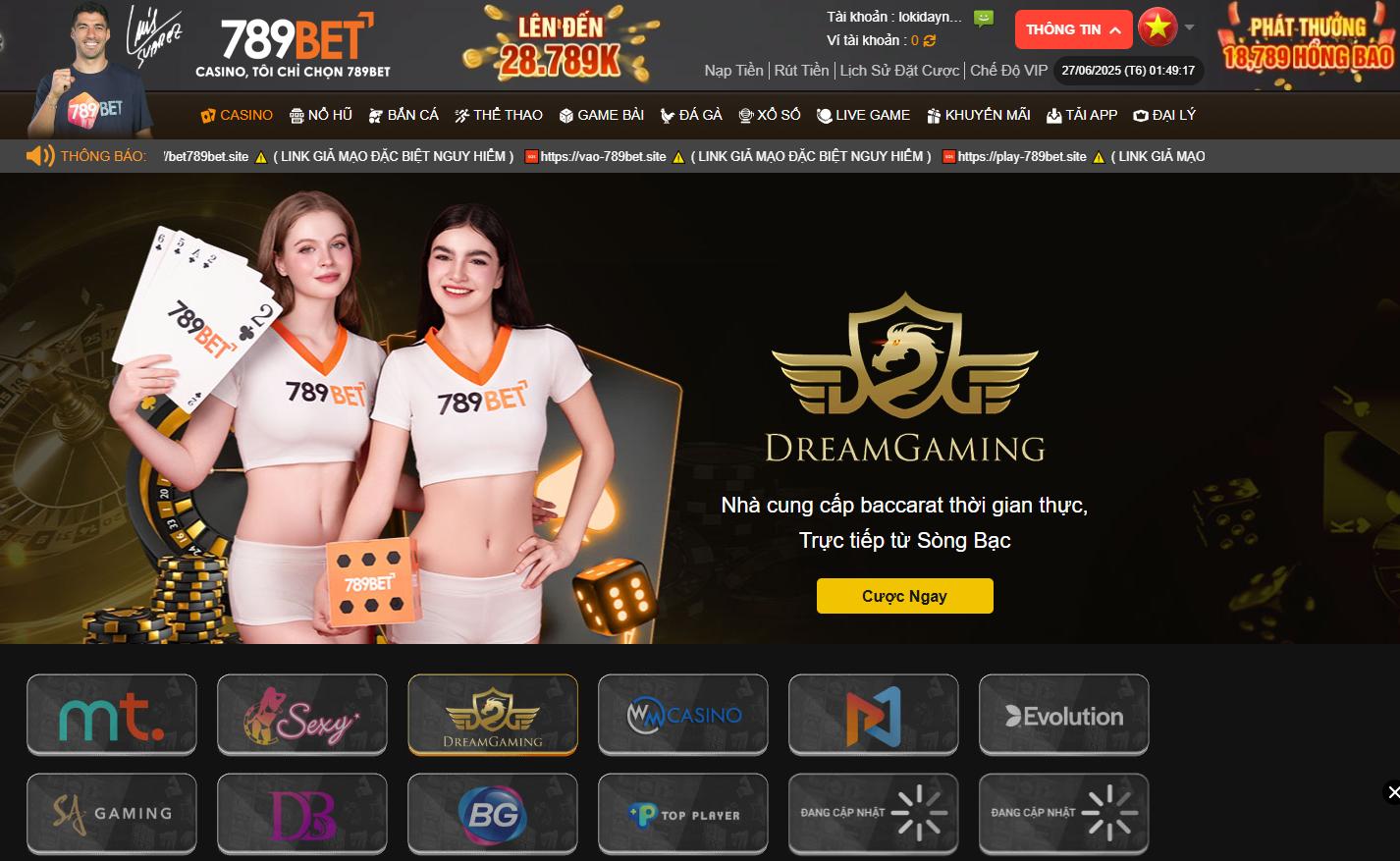 Các sảnh chơi casino 789bet khác