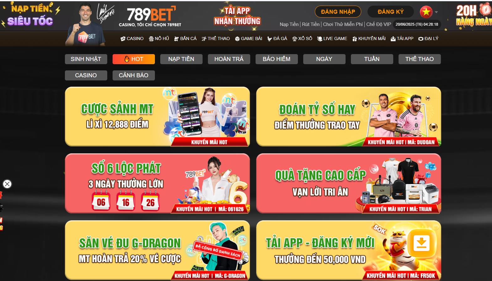 Khuyến mãi hấp dẫn tại 789bet