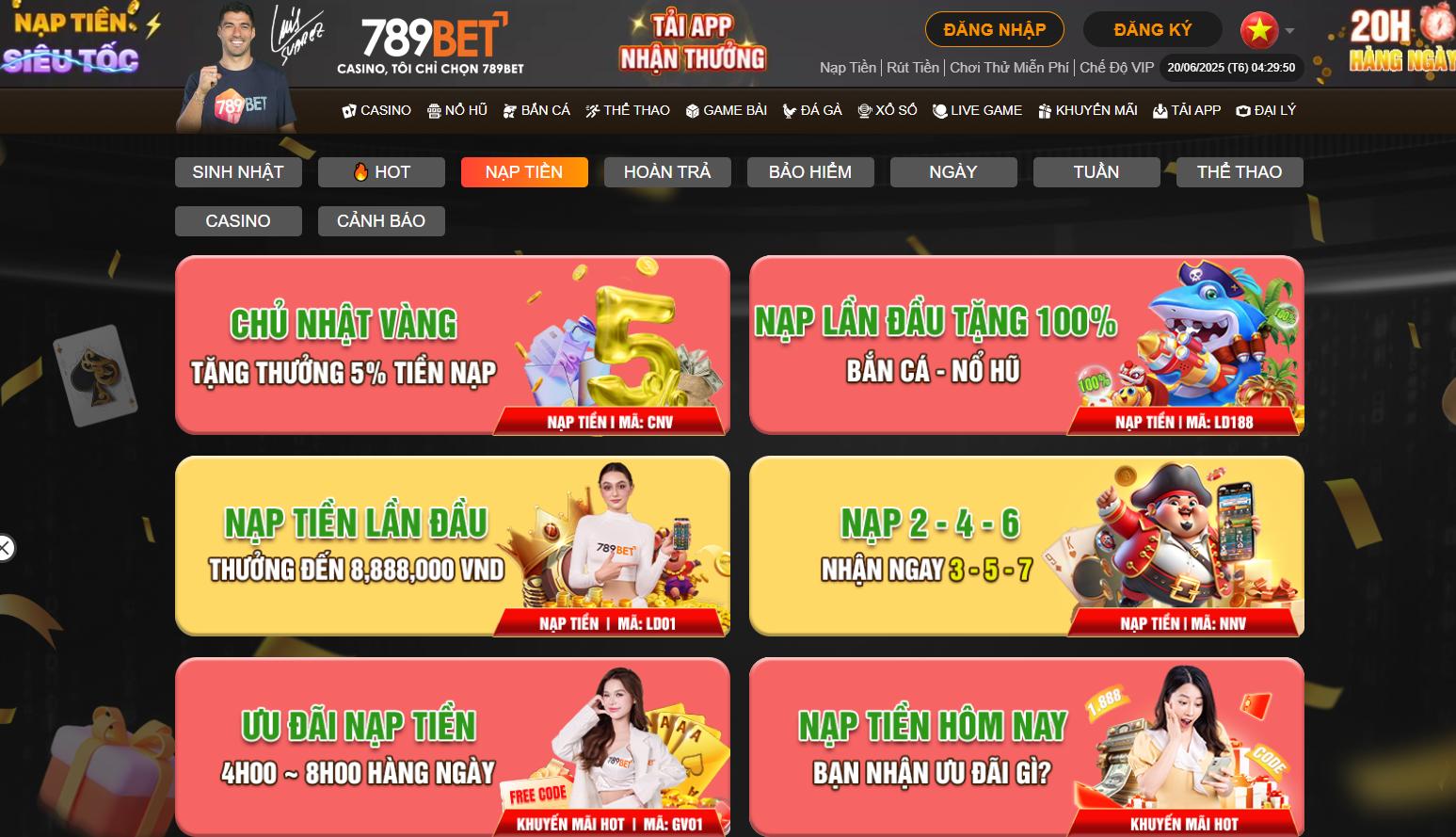 Khuyến mãi nạp tiền 789bet