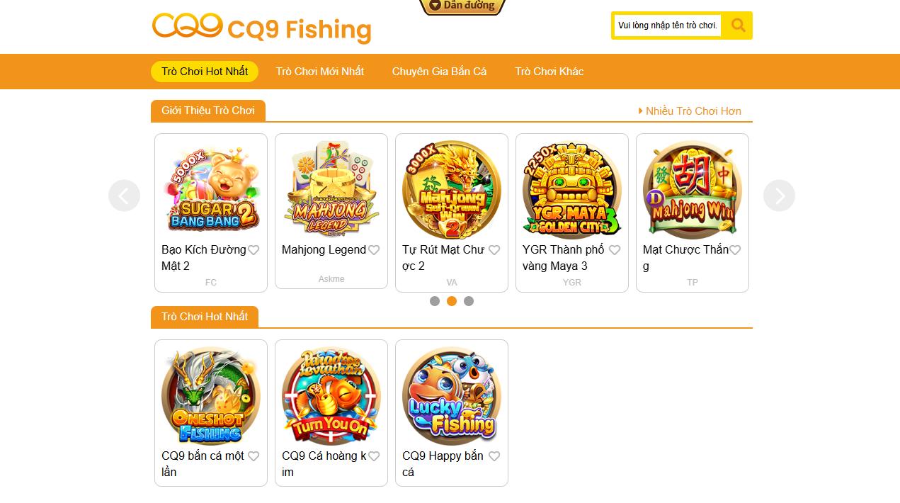Sảnh CQ9 tại bắn cá 789bet